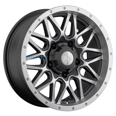 LS 8x17/6x139,7 ET10 D106,1 1341 MBF (конус, Колпак+лого)
