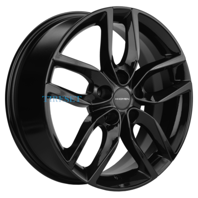 Диски Khomen Wheels 6,5x17/5x114,3 ET37 D66,5 KHW1708 (Jolion) Black на tireset.ru