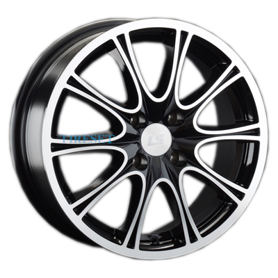 LS 6x15/4x100 ET40 D60,1 842 BKF (конус, Колпак+лого)