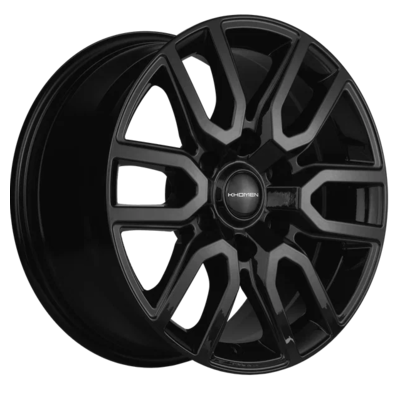 Диски Khomen Wheels 8x17/6x139,7 ET30 D106,1 KHW1723 (Fortuner/Hilux) Black на tireset.ru