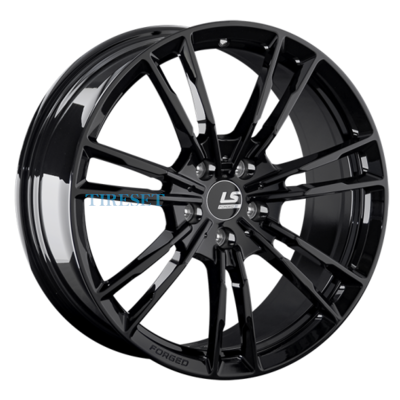 LS Forged 8x19/5x112 ET27 D66,6 LS FG06 BK (конус, C570)