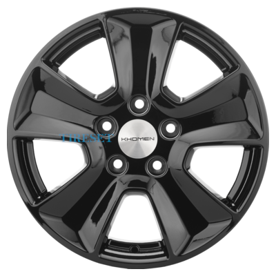 Khomen Wheels 6,5x16/5x114,3 ET46 D67,1 KHW1601 (Mitsubishi) Black