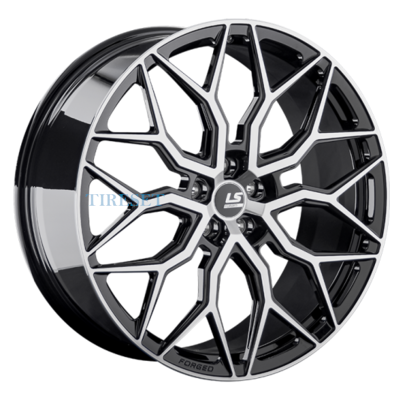 LS Forged 9,5x22/5x114,3 ET47 D67,1 LS FG13 BKF (конус, C570)