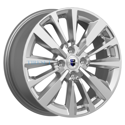 KиK 6,5x16/4x100 ET49 D54,1 Эрман (КС997) Дарк платинум