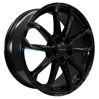 Khomen Wheels 7x18/5x112 ET43 D57,1 KHW1816 (Kodiaq/Tiguan/Audi Q3) Black