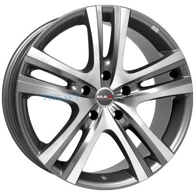MAK 9x18/5x150 ET48 D110,2 Aria Gunmetal Mirror Face