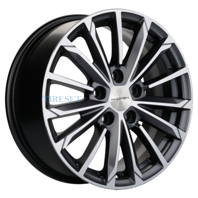 Khomen Wheels 6,5x16/5x114,3 ET45 D54,1 KHW1611 (Geely Coolray) Gray-FP