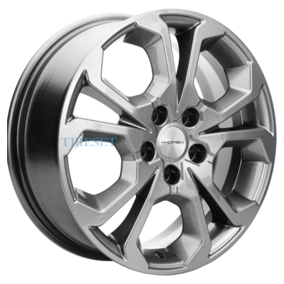 Khomen Wheels 6,5x17/5x108 ET33 D60,1 KHW1711 (Chery Tiggo 7pro) Gray