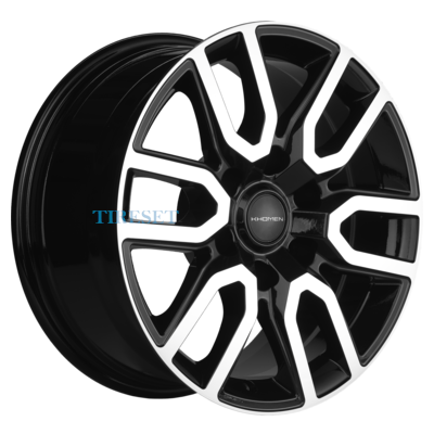 Диски Khomen Wheels 8x17/6x139,7 ET25 D106,1 KHW1723 (Toyota LC Prado/Lexus GX) Black-FP на tireset.ru