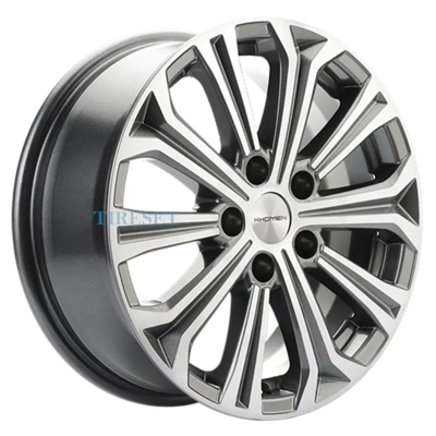 Диски Khomen Wheels 6,5x16/5x114,3 ET45 D60,1 KHW1610 (Corolla) Gray-FP на tireset.ru