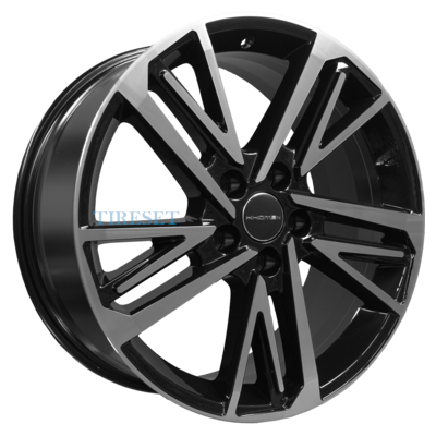 Khomen Wheels 8x18/5x112 ET48 D57,1 KHW1815 (Passat) Black-FP