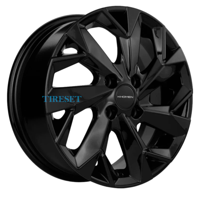 Khomen Wheels 6x15/4x100 ET46 D54,1 KHW1508 (Rio) Black
