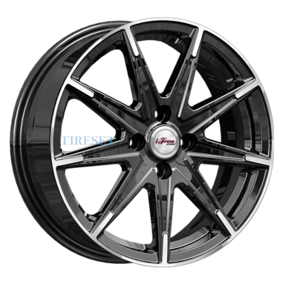 Диски iFree 6x16/4x100 ET45 D60,1 Хит Блэк Джек на tireset.ru
