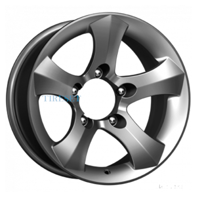 KиK 8x16/5x139,7 ET-10 D110,1 Айсберг (КС662) Дарк платинум