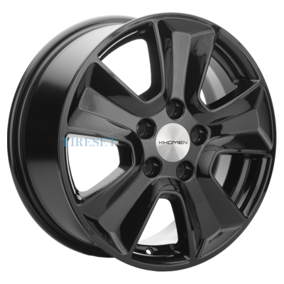 Khomen Wheels 6,5x16/5x114,3 ET43 D67,1 KHW1601 (Huyndai/Kia) Black