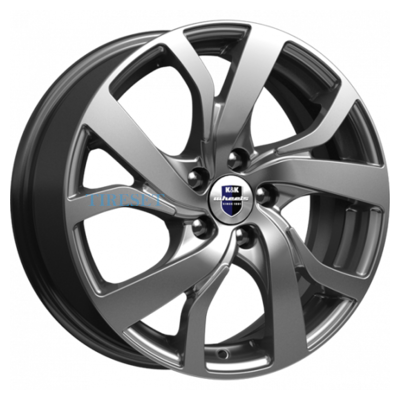 KиK 6x15/5x100 ET38 D57,1 Палермо-оригинал (КС668) Дарк платинум