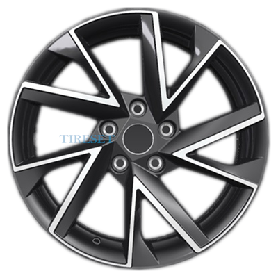 Khomen Wheels 7x17/5x114,3 ET45 D66,1 KHW1714 (Teana/X-trail) Black-FP
