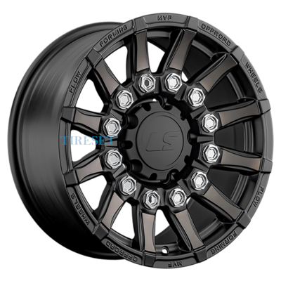 LS FlowForming 9x17/5x150 ET25 D110,1 RC87 MB+LBZSF (конус, Колпак+лого)