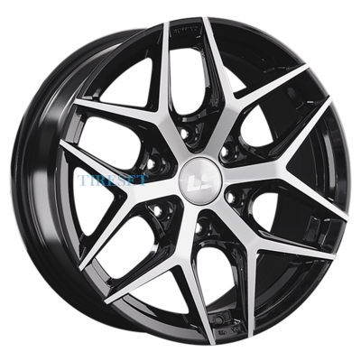 LS 8x18/6x139,7 ET36 D100,1 1303 BKF (конус, Колпак+лого)