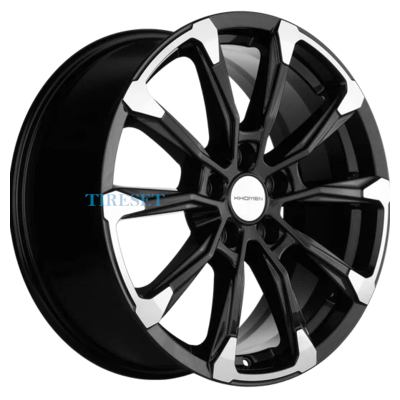 Khomen Wheels 7,5x18/5x114,3 ET35 D66,1 KHW1808 (Koleos) Black-FP