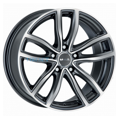 MAK 8x19/5x112 ET30 D66,45 Sarthe Gunmetal Mirror Face