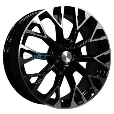 Диски Khomen Wheels 7x17/5x114,3 ET48 D67,1 KHW1718 (K5/Sonata/Tucson/JAC J7) Black-FP на tireset.ru