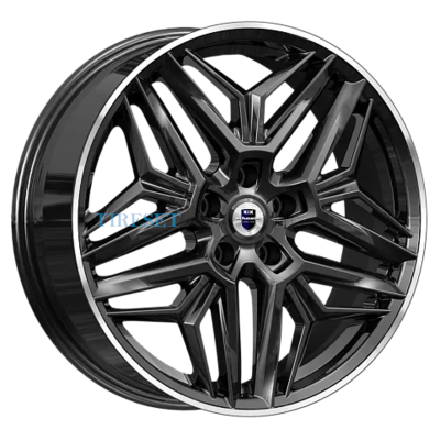 KиK 7x19/5x108 ET50 D60,1 Колумб (КС1038) Алмаз черный
