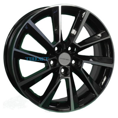 Khomen Wheels 6x16/5x100 ET40 D54,1 KHW1604 (Prius) Black-FP
