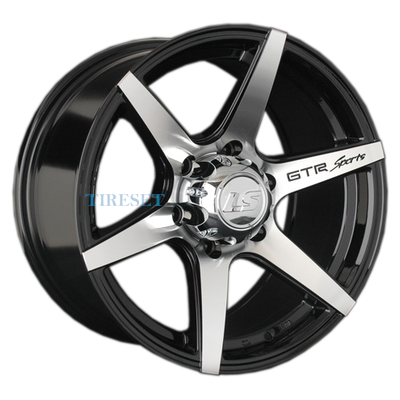 LS 8,5x17/6x139,7 ET25 D106,1 800 BKF (конус, Колпак+лого)
