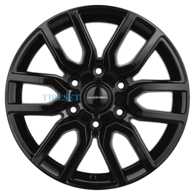 Khomen Wheels 8x17/6x139,7 ET50 D92,5 KHW1723 (Hyundai H-1/Staria) Black
