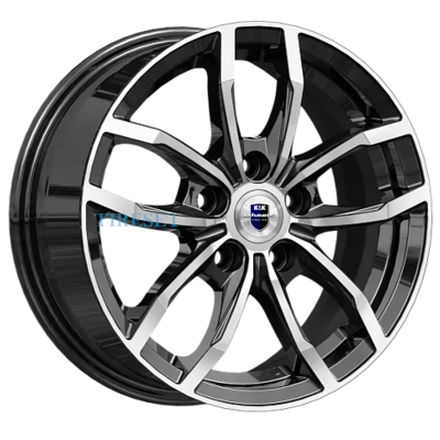 KиK 6,5x15/5x110 ET35 D65,1 Фрост (КС1048) Алмаз черный