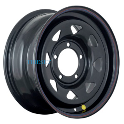 Off-Road Wheels 8x17/5x139,7 ET15 D110 УАЗ черный (треуг. мелкий)