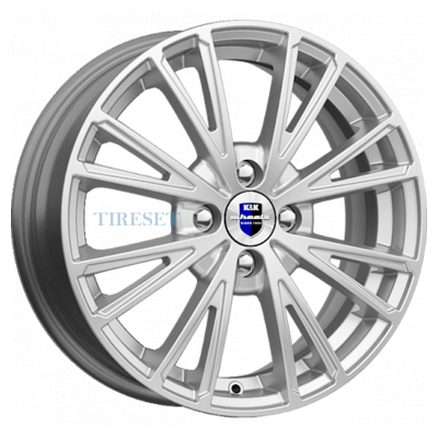 KиK 6x15/4x100 ET35 D67,1 Меандр (КС888) Сильвер