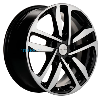 Khomen Wheels 6,5x16/5x100 ET39 D57,1 KHW1612 (Polo) Black-FP