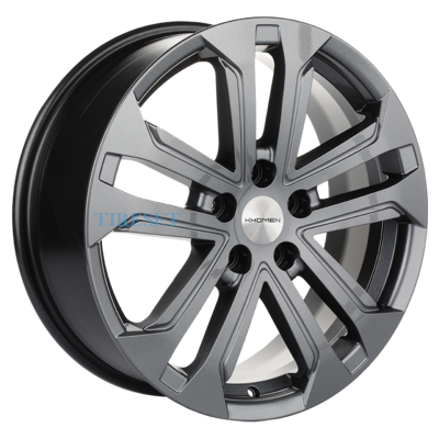 Khomen Wheels 7x18/5x112 ET43 D57,1 KHW1803 (Kodiaq/Tiguan) Gray