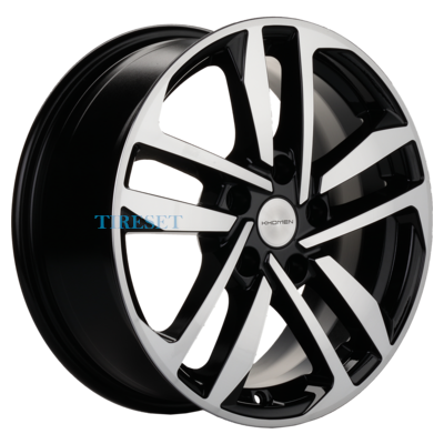 Khomen Wheels 6,5x16/5x114,3 ET47 D66,1 KHW1612 (Fluence/Juke) Black-FP