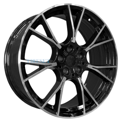 Диски PDW 8,5x19/5x112 ET25 D66,6 5407 Gloss Black Machine Face (PDW) на tireset.ru