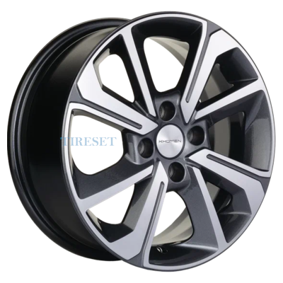 Khomen Wheels 6x15/4x98 ET36 D58,6 KHW1501 (Lada Granta) Gray-FP