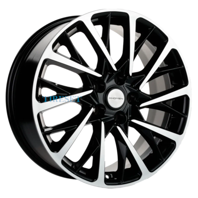 Khomen Wheels 7,5x18/5x110 ET40 D67,1 KHW1804 (Evolute i-Joy) Black-FP