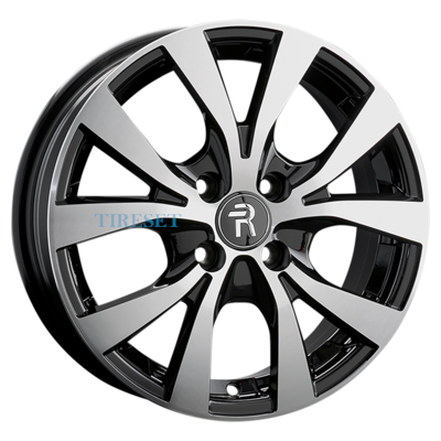 Replay 6x15/5x100 ET40 D57,1 VV393 BKF (конус, C570)