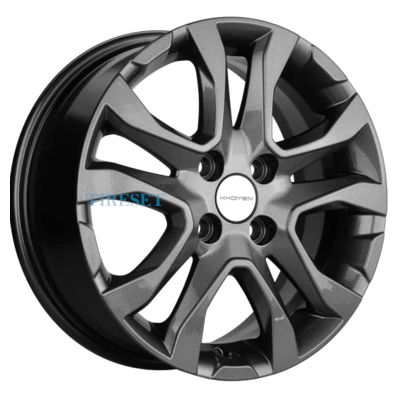 Khomen Wheels 6x15/4x100 ET50 D60,1 KHW1503 (Vesta) Gray