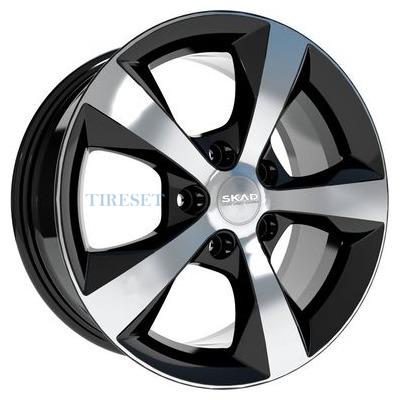 Скад 7x16/5x114,3 ET45 D60,1 Кельн Алмаз (АРС 014 black)