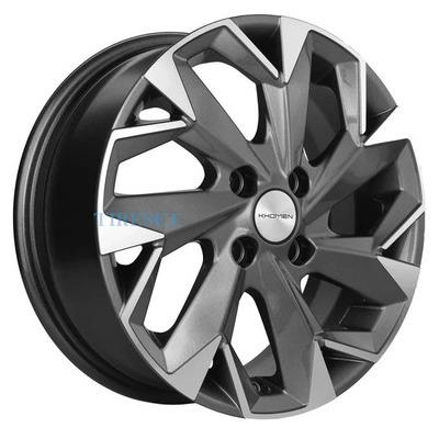 Khomen Wheels 5,5x14/4x100 ET43 D67,1 KHW1402 (Solaris/Rio) Gray-FP