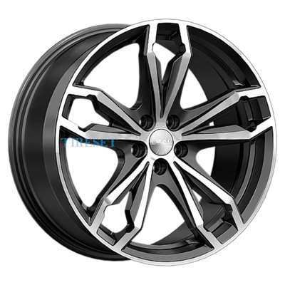 Диски СКАД 9x19/5x112 ET28 D66,6 Гранада (КЛ1094) Алмаз бархат новый на tireset.ru