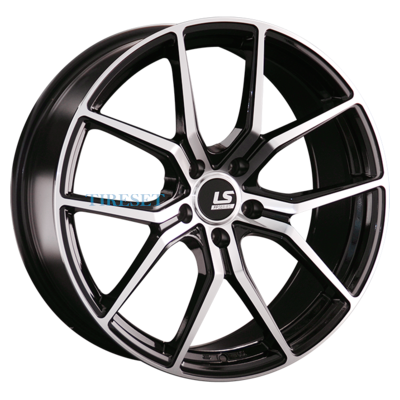 LS FlowForming 8x18/5x112 ET40 D66,6 RC47 BKF (конус)