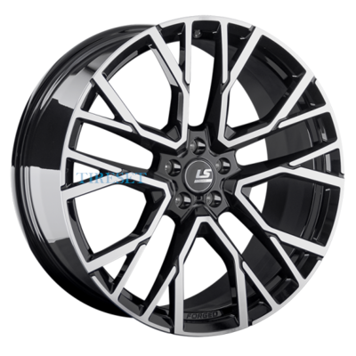 LS Forged 9,5x21/5x112 ET36 D66,6 LS FG07 BKF (конус, C570)