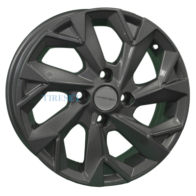 Khomen Wheels 5,5x14/4x98 ET35 D58,5 KHW1402 (Vaz/Datsun) Gray