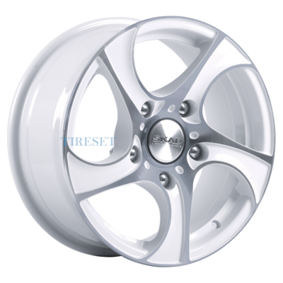 Скад 7x16/5x139,7 ET40 D98,5 Вихрь Алмаз белый