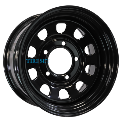 ZEPP 4х4 9x17/5x165,1 ET0 D121 Dodge Ram 2500/3500, Hummer H1/H2 Semicircle Gloss Black (LTM)