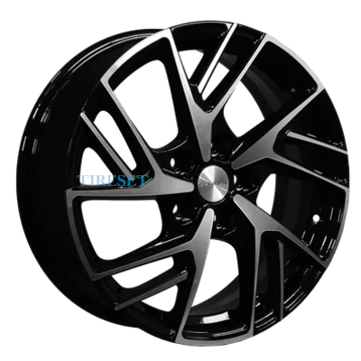 Диски Khomen Wheels 6,5x17/5x114,3 ET40 D64,1 KHW1722 (Haval F7/F7x) Black-FP на tireset.ru